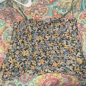 American eagle floral blouse